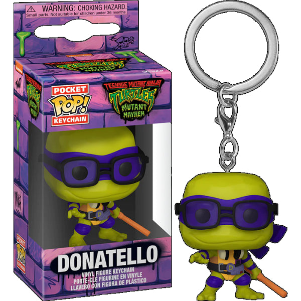 POP KEYCHAIN TEENAGE MUTANT NINJA TURTLES MUTANT MAYHEM DONATELLO (usagé)