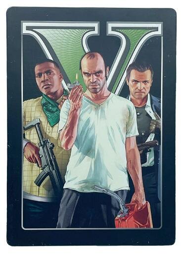 GRAND THEFT AUTO V STEELBOOK (COMPLETE IN BOX) (usagé)