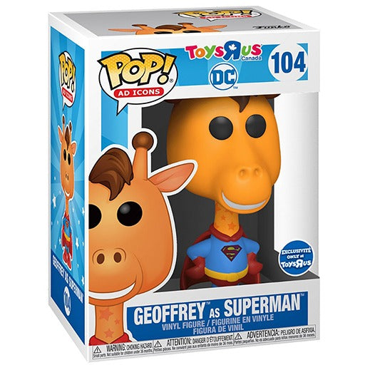 POP TOYS R US DC GEOFFREY AS SUPERMAN 104 (usagé)