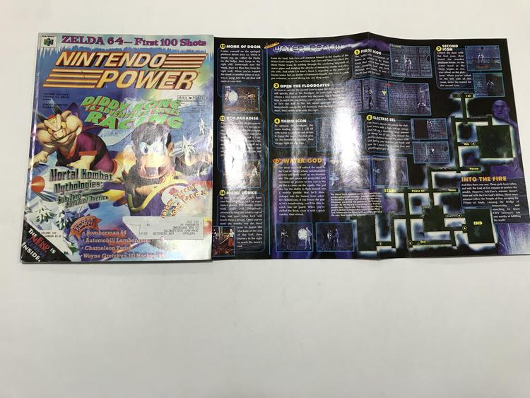 NINTENDO POWER GAMER MAGAZINE VOLUME 103 WITH POSTER - DIDDY KONG'S RACING (usagé)