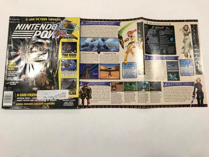 NINTENDO POWER GAMER MAGAZINE VOLUME 164 WITH POSTER - LORD OF THE RINGS TWO TOWERS (usagé)