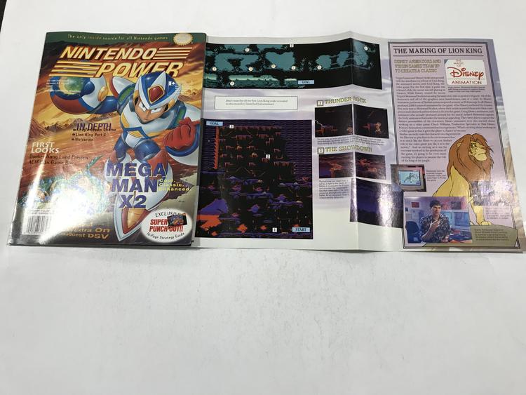 NINTENDO POWER GAMER MAGAZINE VOLUME 69 WITH POSTER - MEGA MAN X2 (usagé)