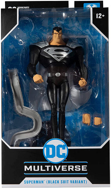 DC MULTIVERSE SUPERMAN BLACK SUIT VARIANT (usagé)