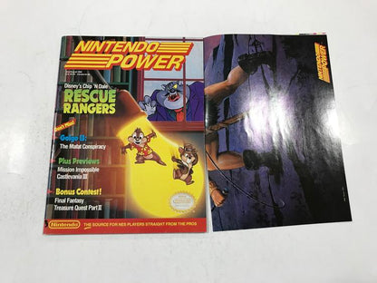 NINTENDO POWER GAMER MAGAZINE VOLUME 14 NO POSTER - CHIP N DALE RESCUE RANGERS (usagé)