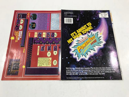 NINTENDO POWER GAMER MAGAZINE VOLUME 16 WITH POSTER - MANIAC MANSION (usagé)