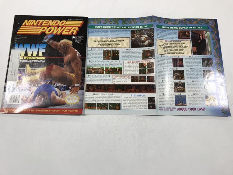 NINTENDO POWER GAMER MAGAZINE VOLUME 35 WITH POSTER - WWF SUPER WRESTLEMANIA (usagé)