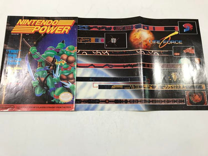 NINTENDO POWER GAMER MAGAZINE VOLUME 6 WITH POSTER - TEENAGE MUTANT NINJA TURTLES (usagé)
