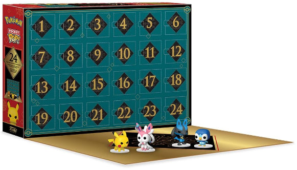 POP FUNKO ADVENT CALENDAR 24 PC POKEMON 2023 (usagé)