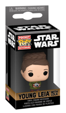POP KEYCHAIN YOUNG LEIA STAR WARS