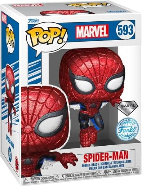 POP MARVEL SPIDER-MAN 593 (DIAMOND COLLECTION) (usagé)