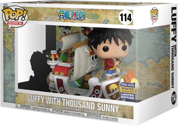 POP ONE PIECE LUFFY WITH THOUSAND SUNNY 114