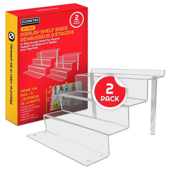 POP DISPLAY SHELF RISER 2 PACK (usagé)