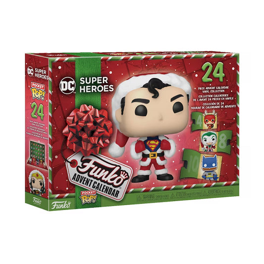 POP FUNKO ADVENT CALENDAR DC SUPER HEROES 24 PC