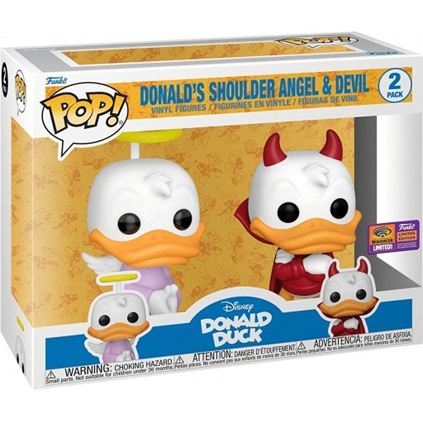 POP DONALD'S SHOULDER ANGEL & DEVIL 2 DONALD DUCK 2 PCACK