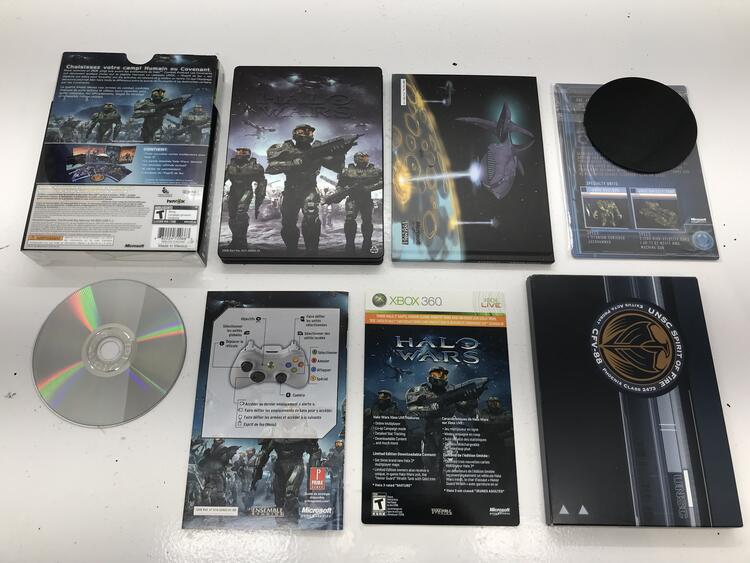 HALO WARS LIMITED EDITION FRENCH (COMPLETE IN BOX) (usagé)