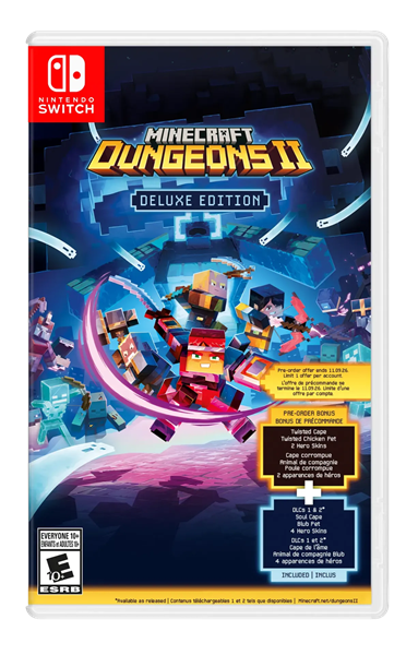 MINECRAFT DUNGEONS II DELUXE EDITION - SWITCH (PRÉCOMMANDE) 10 NOVEMBRE 2026