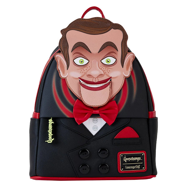 LOUNGEFLY GOOSEBUMPS SLAPPY COSPLAY BACKPACK (usagé)