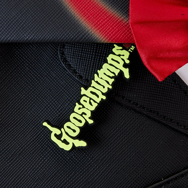 LOUNGEFLY GOOSEBUMPS SLAPPY COSPLAY BACKPACK (usagé)