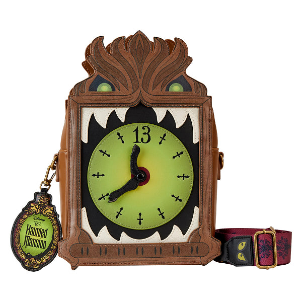 LOUNGEFLY DISNEY HAUNTED MANSION CLOCK CROSSBODY (usagé)