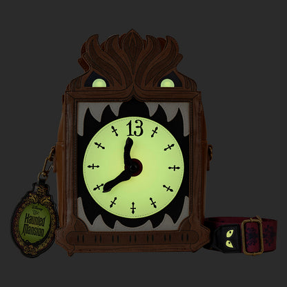 LOUNGEFLY DISNEY HAUNTED MANSION CLOCK CROSSBODY (usagé)