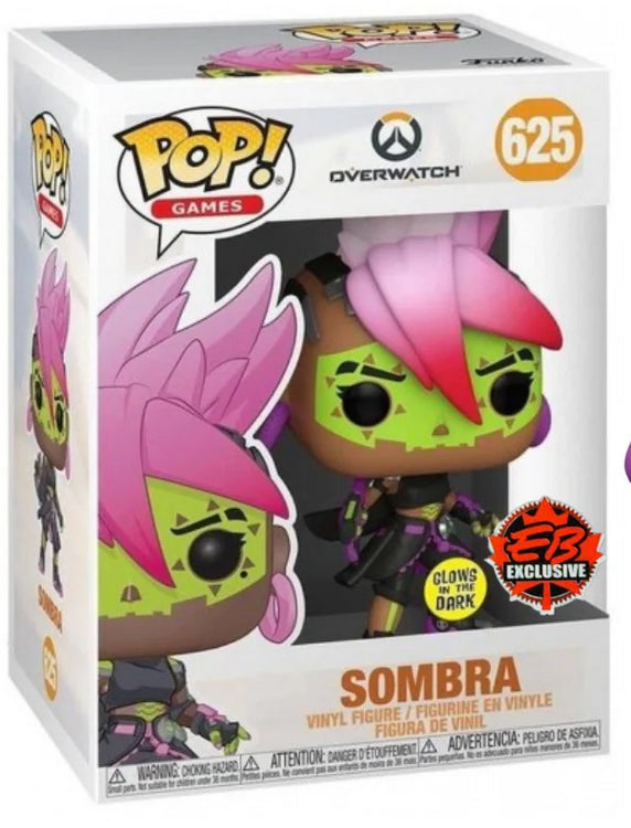 POP OVERWATCH SOMBRA 625 (GLOW IN THE DARK) (usagé)