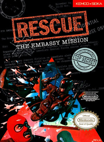 RESCUE THE EMBASSY MISSION (COMPLETE IN BOX) (usagé)