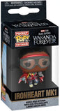 POP KEYCHAIN BLACK PANTHER WAKANDA FOREVER IRONHEART MK1