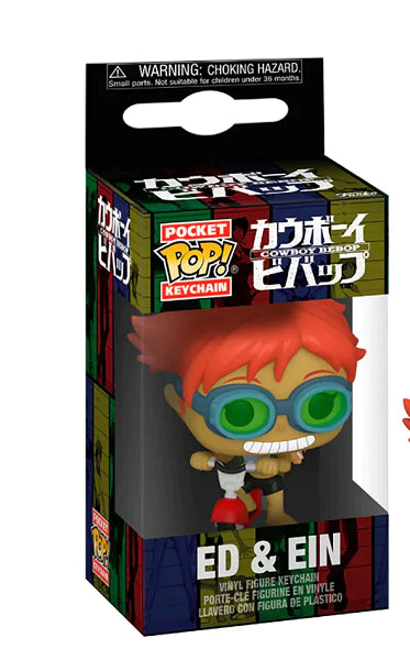 POP KEYCHAIN COWBOY BEBOP ED & EIN (usagé)
