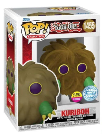 POP YU-GI-OH! KURIBOH 1455 FLOCKED GLOW IN THE DARK