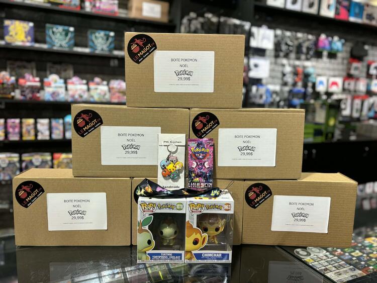 BOÎTE POKEMON NOËL (usagé)