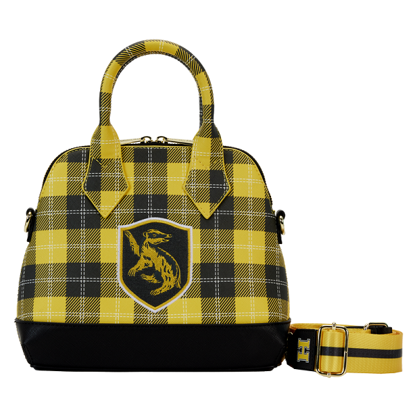 LOUNGEFLY HARRY POTTER PLAID HUFFLEPUFF CROSSBODY (usagé)