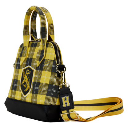 LOUNGEFLY HARRY POTTER PLAID HUFFLEPUFF CROSSBODY (usagé)