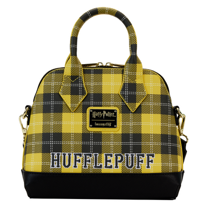 LOUNGEFLY HARRY POTTER PLAID HUFFLEPUFF CROSSBODY (usagé)