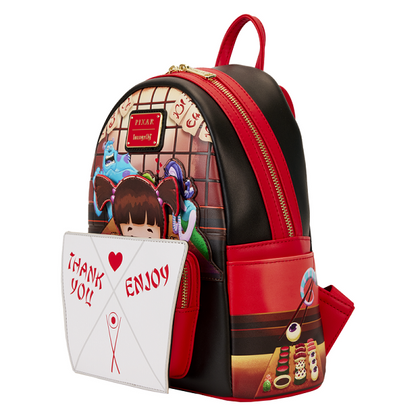 LOUNGEFLY DISNEY MONSTER INC BOO TAKEOUT BACKPACK (usagé)