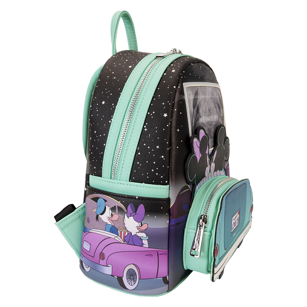LOUNGEFLY DISNEY MICKEY & MINNIE DATE NIGHT BACKPACK (usagé)
