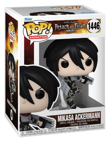 POP ATTACK OF TITANS 1446 - MIKASA ACKERMANN (usagé)