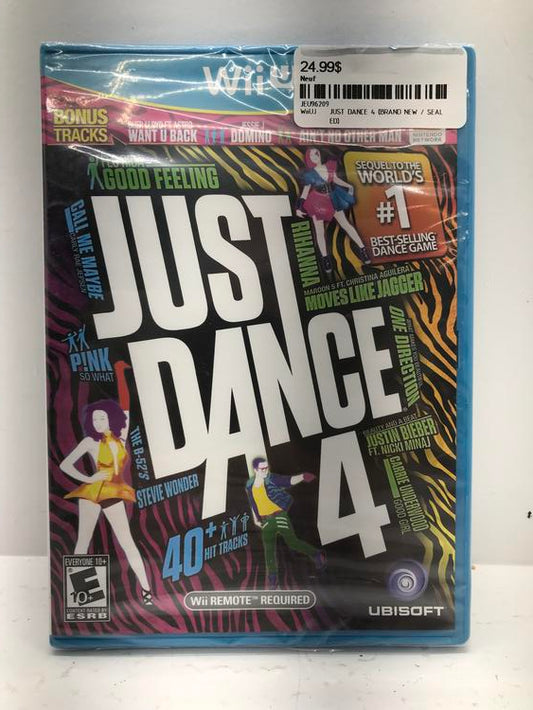 JUST DANCE 4 (BRAND NEW / SEALED) (usagé)