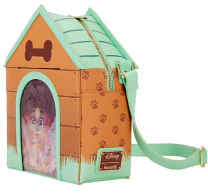LOUNGEFLY DISNEY I HEART DOGS LENTICULAR CROSSBODY (usagé)