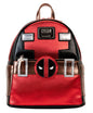 LOUNGEFLY MARVEL DEADPOOL METALLIC COSPLAY BACKPACK (usagé)