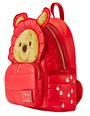 LOUNGEFLY WINNIE THE POOH PUFFER JACKET BACKPACK (usagé)