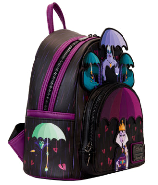 LOUNGEFLY DISNEY VILLAINS CURSE YOUR HEARTS BACKPACK (usagé)