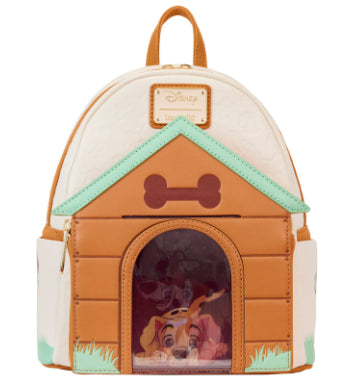 LOUNGEFLY DISNEY I HEART DOGS LENTICULAR BACKPACK (usagé)