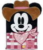 LOUNGEFLY DISNEY MICKEY WESTERN PLUSH JOURNAL (usagé)