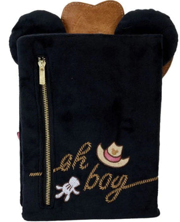 LOUNGEFLY DISNEY MICKEY WESTERN PLUSH JOURNAL (usagé)