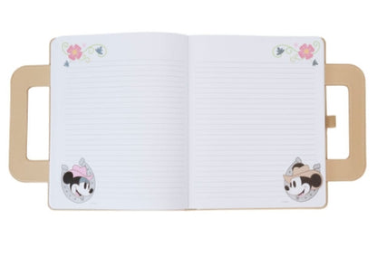 LOUNGEFLY DISNEY MICKEY & MINNIE LUNCHBOX JOURNAL (usagé)