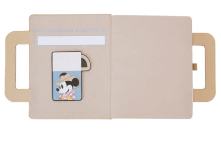 LOUNGEFLY DISNEY MICKEY & MINNIE LUNCHBOX JOURNAL (usagé)