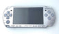 PSP 2001 SILVER AND BLUE + MEMORY CARD (usagé)