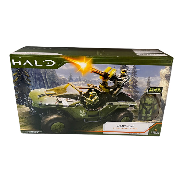 HALO WARTHOG WIH MASTER CHIEF (usagé)