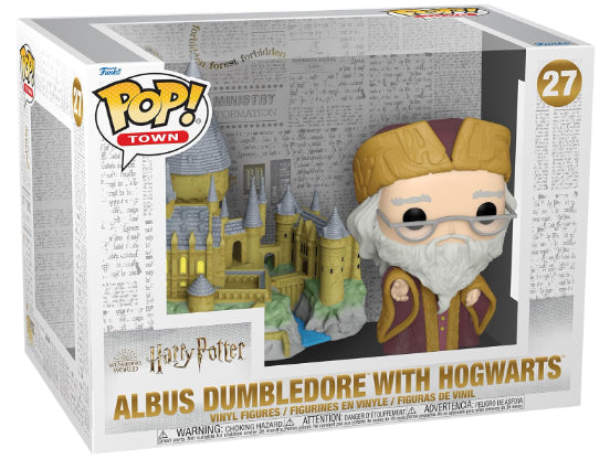 POP HARRY POTTER ALBUS DUMBLEDORE WITH HOGWARTS 27 (usagé)
