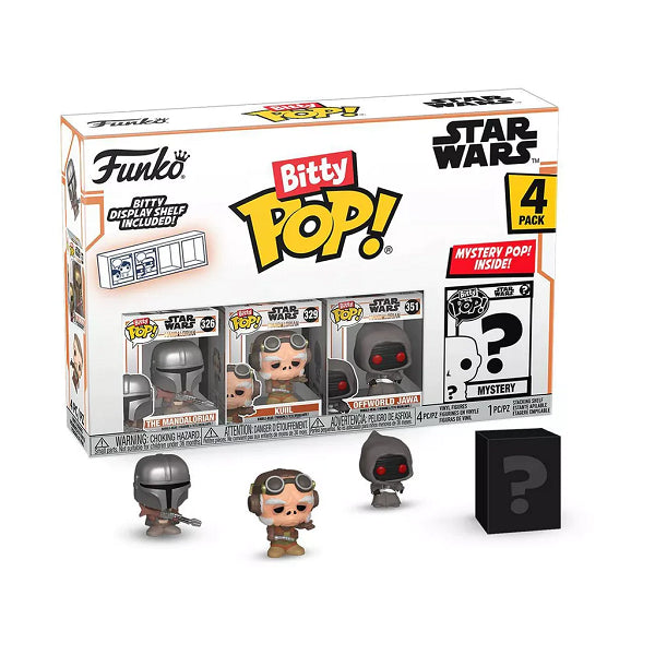POP BITTY POP STAR WARS THE MANDALORIAN 4 PACK (usagé)